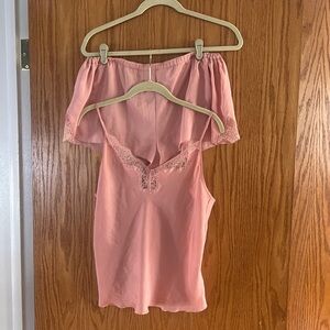 Victoria’s Secret Lace Lingerie Sleep Set. Large. Blush Pink.